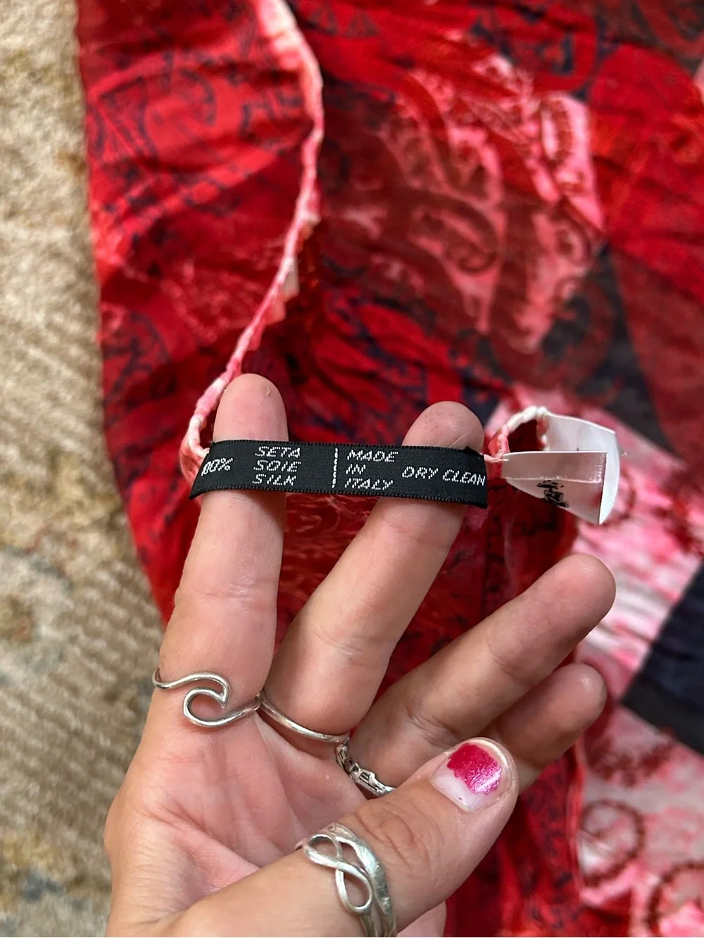 Yves Saint Laurent square silk